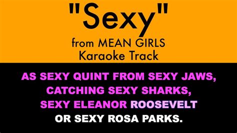 sexy mean girls lyrics